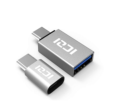 2 Pack of USB-C to Micro USB & USB-C to USB