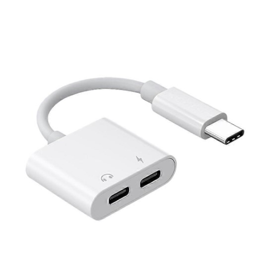 Type C to 3.5mm Headphone Jack Audio USB C Charger Adapter