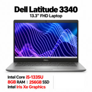 Dell Latitude 3340 13.3" FHD Laptop, Intel Core i5-1335U - 8GB RAM - 256GB SSD - Intel Iris Xe Graphics